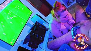 stepsister stop playing ps5 and fuck me