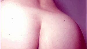 Cheating wife masturbates ass for cuckold husband's boss