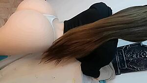 I am the evil clown fucking my horny stepdaughter in cosplay on halloween.