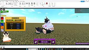 Whorblox makes her first try in the game, but it's pretty glitchy and fun