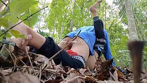 Kabit Nagyaya Ng Kantutan Sa Gubat Para Hindi Mahuli Ni Mister