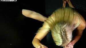 i swallod nine huge cumshots from sophia at the gloryhole