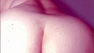 Cheating wife masturbates ass for cuckold husband's boss