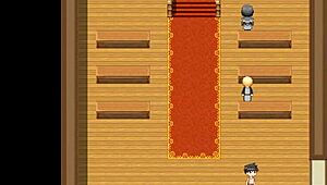 In this NTR hentai RPG, boy hero Ken gets cuckolded by grandpa in haunted house ep4 😈