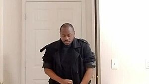 Man Fantasizes About Girlfriend Wife During Solo Masturbation In Garage