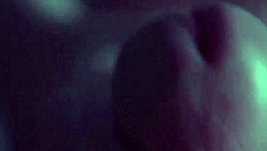 This lewd girl sucks her man's cock