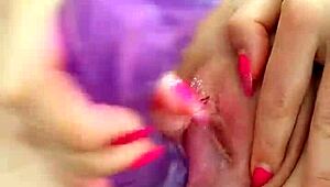 two ends one hole double dong extreme cream show lenushkadoll