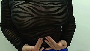 my friend's mom's ass preparing to rest after a long day