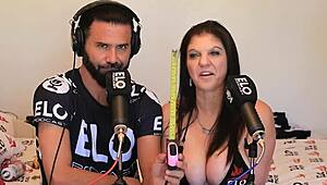 Coralyn Jewel Teases with Oral in Las Vegas Room