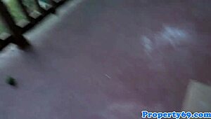 Redhead Realtor Rides Cock In POV During House Viewing