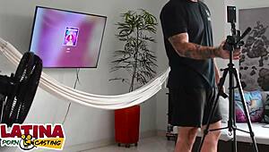 mia smith participates in her first colombian casting interview with tattoos