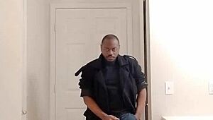 Man Fantasizes About Girlfriend Wife During Solo Masturbation In Garage