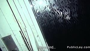 European Brunette Amateur in Public POV Group Fucking