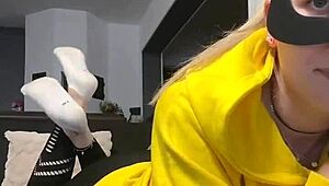 Enjoy the sight of barefoot girl in dirty nike socks feetworld fetish with smelly feet sensation