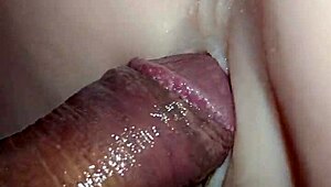 Candy Enjoys Intense Doggy Style Sex, Pounded Hard on Both Sides, Cum on Big Ass!