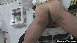 Want to see blonde take cock deep in hairy pussy?