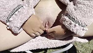 Public pissing in nature