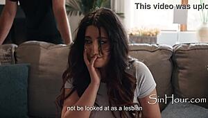 Curvy teachers affair with cheating and lesbian sex