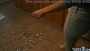 Busty Latina Milf Wife Fucks Husband's Big Black Cock