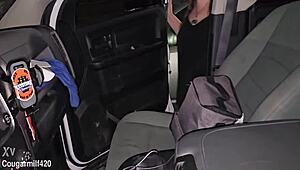 Oh wow, those BIG MILF TITS and NIPPLES after the concert!