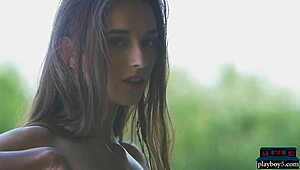 Watch gloria sol strip outdoors? This milf shows off perfectly!