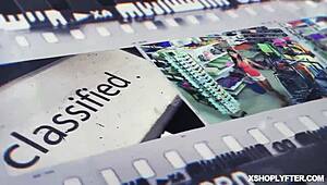 Black Shoplifter Chick Ashley Aleigh Gets Her Pussy Pounded Like A Spreadeagle