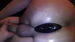 german wife plays bdsm dildo games then fucks my ass