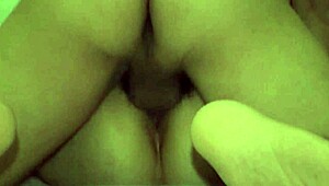 Asian Chinese girl gets hard fucked at home with creampie