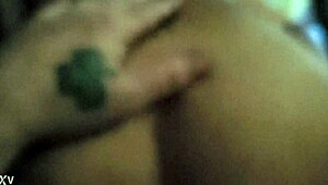 The sexy ass latina rides a big dick passionately in this amateur scene.