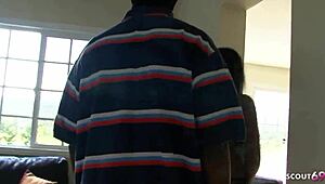 Ebony Girlfriend With Bushy Pussy Tricks Boyfriend's Best Friend Into Cheating With BBC