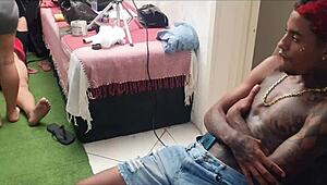 tattoo session unexpectedly turns into wild orgy with mirella mansur and others