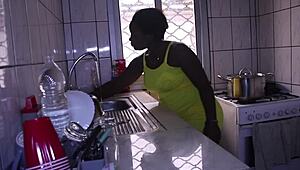 Adulterous Couple Gets Roughly Fucked By Foreigners In Rain Shelter