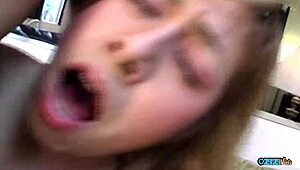 in threesomes with this kinky blonde asian, they always do deep anal creampies and intense double penetration