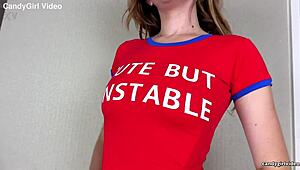 Skye Blue - Red Panty Teasing 4k