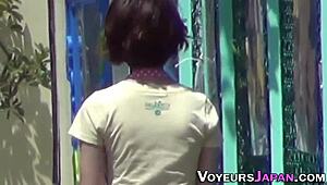 asian teen 18+ toying muff on hidden cam 😳