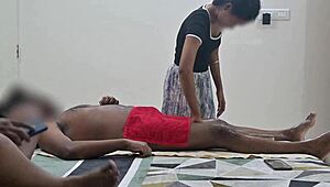 happy ending massage in front of step sister