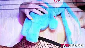 Blonde Goth Katee V Teases Big Dick For Desired Sex