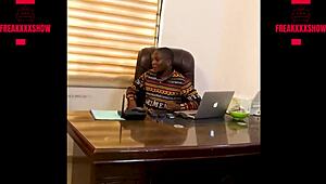 office squirt and sex with huge ass employee please subscribe to red