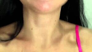 after a week without sex, this milf rides hard and swallows cum.