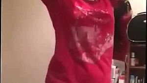 Hot Indian Girl Dances With Friends