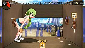 18 maid has sex with men in public gloryhole