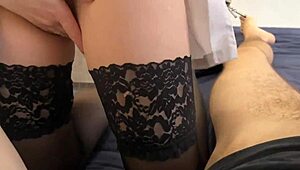 Doctor Succumbs to Young Blonde's Big Ass Seduction at Home