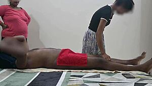 happy ending massage in front of step sister
