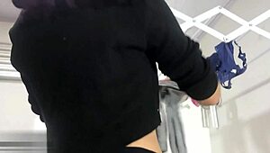 my stepsister invited me to fuck her perfect ass in our home, and i did it hard