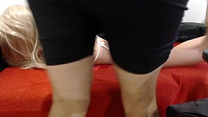 Stepdaughter Poses for Toy Doll Insertion