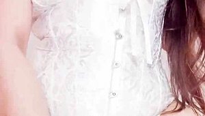 Hot Mother-In-Law Masturbates Pussy and Ass for Stepson, Loves Being a Slutty Wife