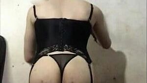 marica puta in lingerie, what a hot shemale prostitute.