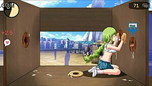 18 maid has sex with men in public gloryhole