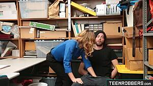 Hot officer krissy lynn seducing y thief to fucks him - teen 18+robbers com