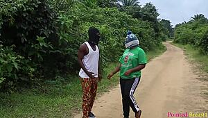 walking in the village leads to hot outdoor fuck with big ass